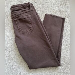 Just USA Women's Skinny Jeans in Dark Brown